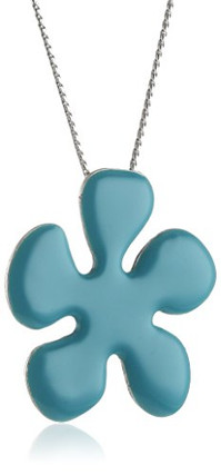 Pilgrim Turquoise Floral Necklace 60131-6211