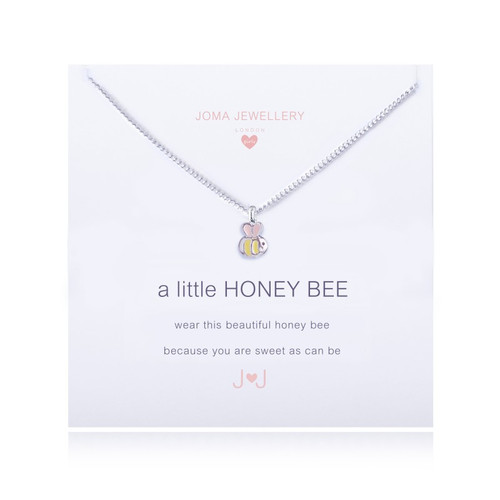 Joma Jewellery Children/'s a little HONEY BEE NECKLACE gold With Gift Bag