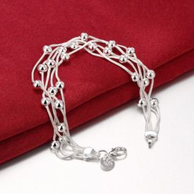 925 Sterling Silver Ball Chain Bracelet