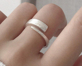 Silver Ring For Women | Thin Dainty Adjustable Ring | Boho Ring | Silver Adjusta