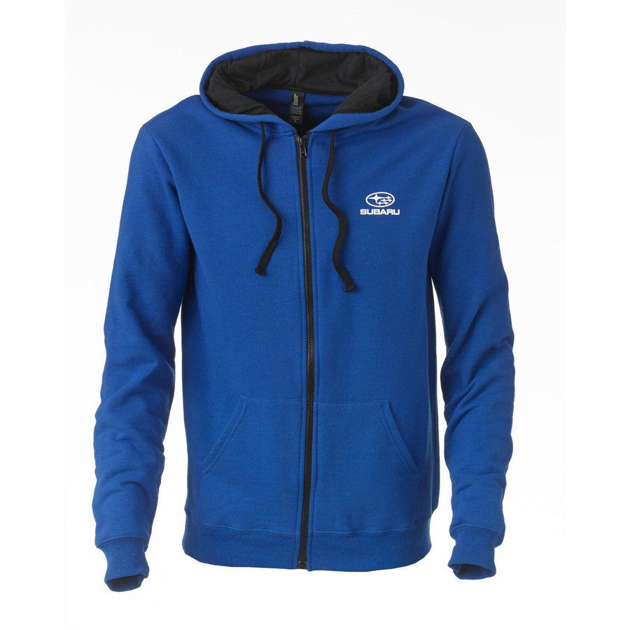 blue subaru hoodie