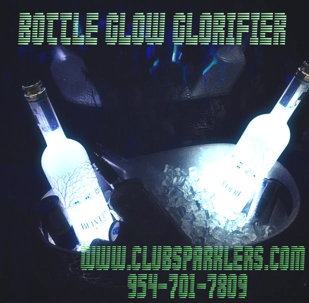 LED MINI BOTTLE GLOW - BOTTLE BRIGHT DISPLAY GLORIFIER - COLORS