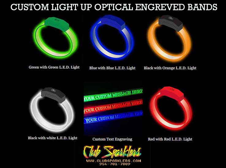 Custom Led Wristbands Wristbands Led Bracelets Personalized