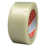 A performance strength fiberglass reinforced filament tape with an aggressive high tack synthetic rubber resin adhesive. This product has high tear resistance and low elongation.