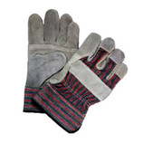 MEMPHIS NATURAL TRIPLE LEATHER PALM WORK GLOVE / LARGE - 1455N