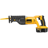 The DEWALT DC385K 18-Volt Cordless XRP Ni-Cad Reciprocating Saw Kit will help you make quick work of demolition tasks involved in renovations and remodels. Featuring variable-speed trigger, and a powerful DEWALT XRP extended run-time battery system, this saw is built for control and power. The kit includes a quick one-hour charger, 18 volt XRP battery, and handy carrying kit box so you can recharge and be back at it in no time.