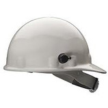 FIBRE-METAL WHITE HARD HAT W/QUICK LOCK ATTACHMENT FOR WELDING HELMET