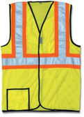 OCCUNOMIX MESH SAFETY VEST WITH REFLECTIVE STRIPE X-LARGE LUX-SSCOOLG-YXL