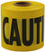 Empire Yellow "Caution" Barricade Tape (English & Spanish) / 3" x 200 FT

- Used for setting off areas under construction

- Brightly colored durable polyethylene with bold, black message in 2" letters

- 200' rolls - Commercial Grade

- Plastic remains pliant in cold weather

- Text in English and Spanish

