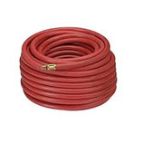1/2 X 50' RED AIR HOSE WITH 3/8" FITTINGS ON BOTH ENDS - GH1/2X50
