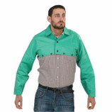  Flame Resistant Cape Sleeves, w/Non-Reflective Button Snaps, Cotton, XL, Green - CLEARANCE SALE