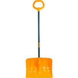 20" POLY SNOW SHOVEL WITH 38" STEEL HANDLE