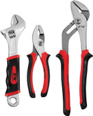 Performance Tool W1733 3pc Plier and Wrench Set