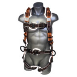 MALTA DYNAMICS RAZORBACK ELITE MAXX STERNAL D-RING HARNESS W/BELT 4 D-RINGS SIZE: LARGE - XLARGE 