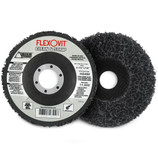 FLEXOVIT 4-1/2" X 7/8" TYPE 27 CLEAN & STRIP DISCS EXTRA COURSE BLACK HS450