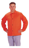 Tillman 6230D 30" 9 oz. Hi-Vis Orange FR Cotton Welding Jacket, Large 