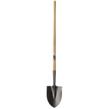 AMES Eagle round point shovel, long wood handle 1554300