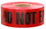 Empire Red "Danger / Do Not Enter" Barricade Tape - 3" x 1000 FT

- Used for setting off areas under construction

- Made in USA

- Brightly colored polyethylene with bold, black message in 2-Inch letters

- Giant 1000 Feet roll

- Plastic remains pliant in cold weather