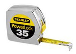 STANLEY 1" X 35' POWER LOCK TAPE MEASURE 33-835