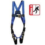 ELK RIVER CONSTRUCTION PLUS HARNESS D-RING TONGUE BUCKLE ON LEG STRAP POLY (S-XL) 48153 