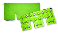 Shoulder Heating Pad In Green With Fleece Cover