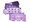 Full Body Heating Pad Set in light purple