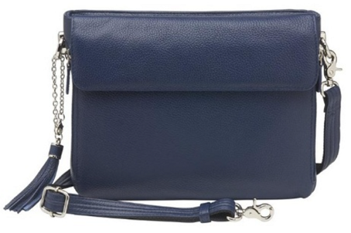 American Cowhide RFID Crossbody Clutch gives beauty and proection