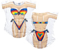 Tie Dye Bikini Cover-Up T-Shirt