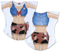 Cowgirl Fantasy Tee Shirt Cover-Up #10