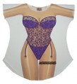 L.A. Imprints Lingerie Teddy T-Shirt - Cover-Up #14