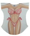 Cherries Bikini Tee Shirt Cover-Up #42 Regular Size