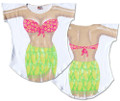 Tropical Girl Bikini Tee Shirt Cover-Up #45 Regular Size