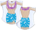 Topless Turtle Bikini Body Tee Shirt - Cover-Up #65 Regular Size
