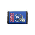 NFL New York Giants Nylon Trifold Wallet, Blue, 5"x3"