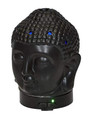 Ultrasonic Aroma Oil Diffuser Buddha Ceramic Deco Art Black