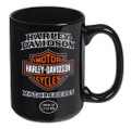 Harley-Davidson American Legend Ceramic Coffee Cup, 15 oz. - Black 3AMB4900