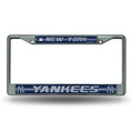 Yankees MLB Team Logo Car Truck SUV Chrome Metal Bling License Plate Frame