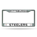 NFL Pittsburg Steelers Chrome License Plate Frame