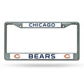 NFL Chicago Bears Chrome License Plate Frame