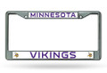 Rico NFL Minnesota Vikings Chrome License Plate Frames