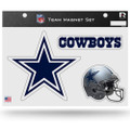Rico Industries NFL Die Cut Team Magnet Set Sheet - Dallas Cowboys