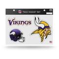 Rico Industries NFL Die Cut Team Magnet Set Sheet - Minnesota Vikings