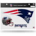 Rico Industries NFL Die Cut Team Magnet Set Sheet - New England Patriots