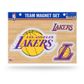 NBA Die Cut Team Magnet Set Sheet - Los Angeles Lakers