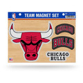 NBA Die Cut Team Magnet Set Sheet - Chicago Bulls