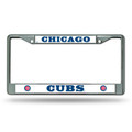 Rico Industries MLB Chrome License Plate Frame - Chicago Cubs