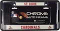 Rico Industries MLB Chrome License Plate Frame - St. Louis Cardinals