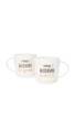 Slant Collections Women's Good Morning Coffee Mug Set, Gold, One Size