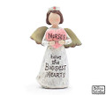 Burton&Burton Nurse Message Angel Shape Figurine
