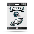 Rico NFL Philadelphia Eagles Triple Spirit Sticker - 3 Team Stickers